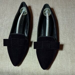 Scotch & Soda Black Velvet Flats